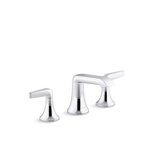 Kohler Tempered Two Handle Widespread Bathroom Sink Faucet In