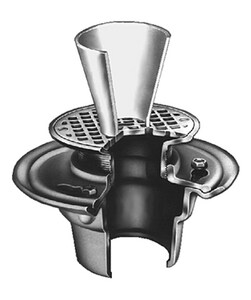 Jay R Smith Funnel Ceptor Figure 3510 3 In Cast Iron Floor