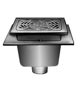 Jay R Smith Sani Ceptor 3 In Cast Iron Floor Drain With 12 In