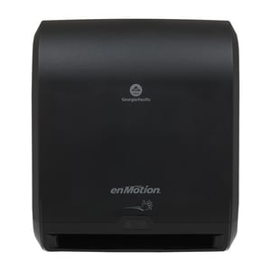 Georgia-Pacific enMotion® 17-3/10 in. Automated Touchless Roll Paper Towel Dispenser in Black G59462A at Pollardwater