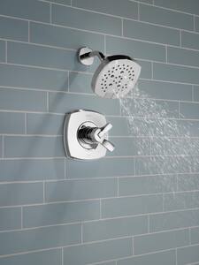 Delta Faucet Stryke Single Handle 5 Function Shower Faucet In