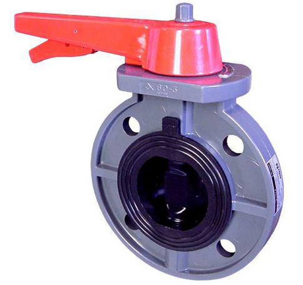 <strong>Figure 721A</strong><br />PVC EPDM Lever Operated Wafer Style Butterfly Valve