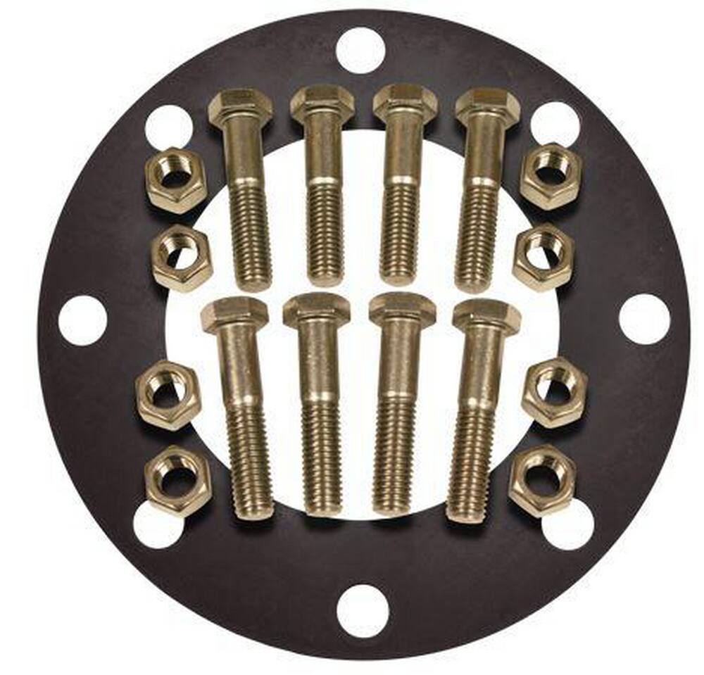<strong>Figure NBG-NE-SS</strong><br />150# Neoprene 1/8 in. 304SS Nut, Bolt & Full Face Gasket Kit