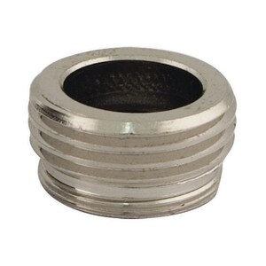 Lincoln Products Faucet To Hose Adapter Dual Thread Chrome