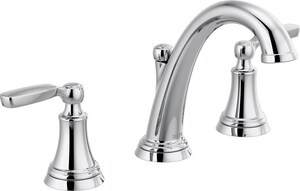 Delta Faucet Woodhurst Two Handle Widespread Bathroom Sink Faucet