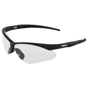 ERB Safety Octane® Polycarbonate Black Frame Safety Glass with Clear and Anti-fog Lens E15325 at Pollardwater