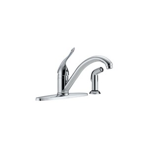 Delta Faucet Single Handle Lever Deck Mount Service Faucet In