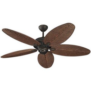 Monte Carlo Cruise 5 Blade Outdoor Ceiling Fan In Romanbronze