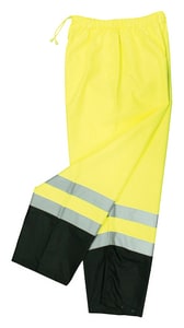 Radians Radwear™ XL/XXL Size Polyester Safety Pant in Hi-Viz Green RSP61EPGSXL2X at Pollardwater