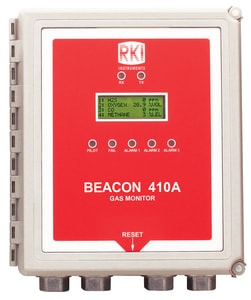 RKI Beacon™ 410A Four Channel Wall Mount Controler with Strobe Light R722104A13R at Pollardwater