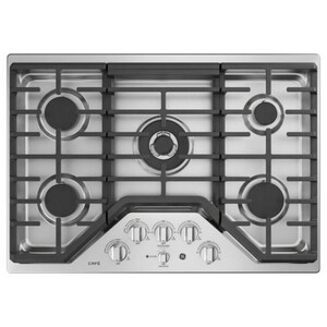 Ge Appliances Cafe 36 In Built In 5 Burner Natural Gas Cooktop