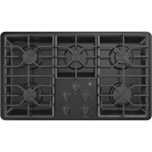 Ge Appliances 36 In 5 Burner Electric And Natural Gas Cooktop In