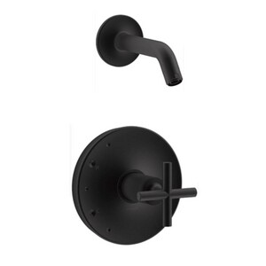 Kohler Purist Single Handle Shower Faucet In Matte Black