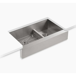 Kohler Vault 35 1 2 X 21 1 4 In Undermount Smart Divide