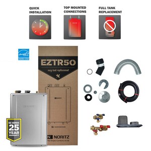 Noritz America Model Ez98 Series 180 Mbh Indoor Outdoor Condensing