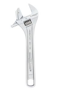 CHANNELLOCK® 8 in Adjustable Wrench with Reverse Pipe Jaw C808PW at Pollardwater