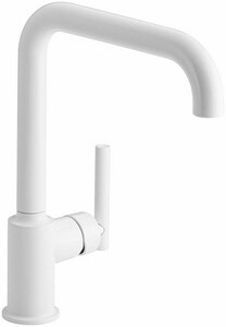 Kohler Purist Single Handle Kitchen Faucet In White 7507 0