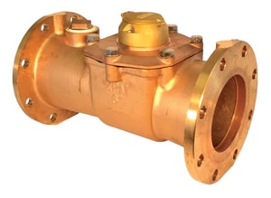 Zenner Model ZTMB 4 in. Bronze and Stainless Steel Turbine Water Meter ZZTMB04US at Pollardwater