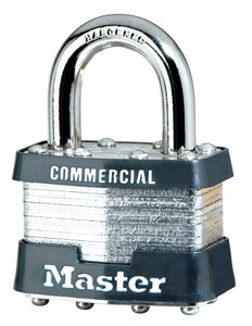Master Lock 1-3/4 x 15/16 in. Laminated Steel Padlock M1 at Pollardwater