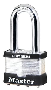 Laminated Steel Padlock with .3125 in. Shackle with .75 Vertical Clearance M1LJ at Pollardwater