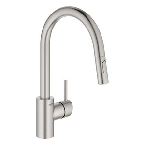 Grohe Concetto Single Handle Pull Down Kitchen Faucet In
