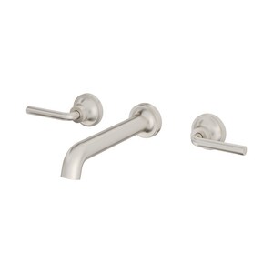 PC/タブレット ノートPC Tenet™ Two Handle Wall Mount Widespread Bathroom Sink Faucet in Brushed  Nickel