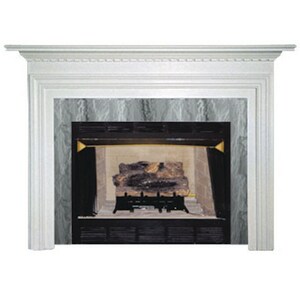 Agee Woodworks Paint Grade Fireplace Mantel With 60 Shelf