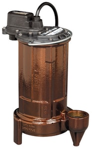 Liberty Pumps 290 Series 1-1/2 in. 115V 10.4A 3/4 hp Cast Iron Pump LIB290 at Pollardwater