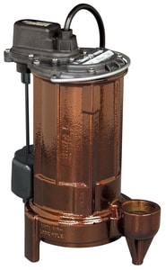 Liberty Pumps 290 Series 1-1/2 in. 3/4 hp Cast Iron Submersible Effluent Sump Pump with Vertical Magnetic Float and 10 ft. Cord L297 at Pollardwater