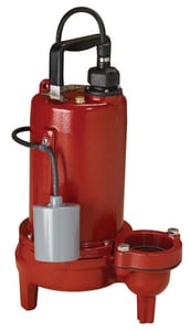 Liberty Pumps LE100 Series 1 HP 208-230V Cast Iron Sewage Pump LLE102A32 at Pollardwater