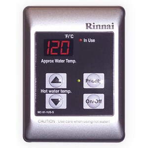 rinnai remote thermostat installation