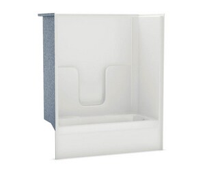 Aker Plastics 60 x 33 in Tub Shower Unit with Left Aker Plastics 60 x 33 in Tub Shower Unit with Left