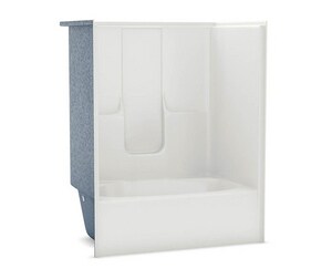 Aker Plastics 60 x 42 in Tub Shower Unit with Left Aker Plastics 60 x 42 in Tub Shower Unit with Left