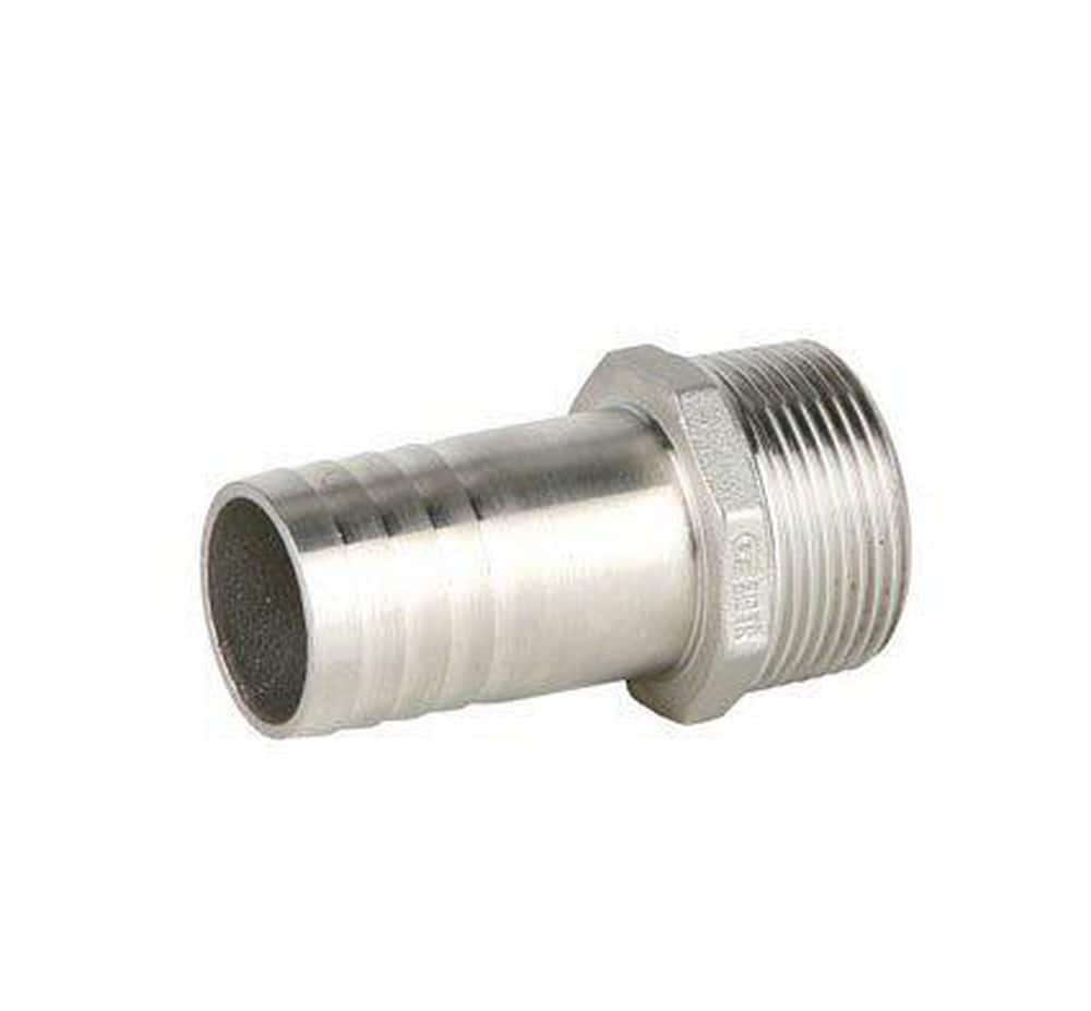<strong>King Nipple</strong><br />316 Stainless Steel MNPT x Hose King Combination Nipple