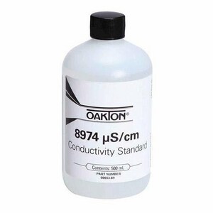 Oakton Instruments 500ml 8974 µS Standard Conductivity or TDS Calibration Solution OWD0065389 at Pollardwater