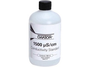 Oakton Instruments 500ml 1500 µS Standard Conductivity or TDS Calibration Pouch OWD0065315 at Pollardwater