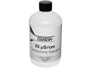 Oakton Instruments 500ml 23 µS Standard Conductivity or TDS Calibration Solution OWD0065323 at Pollardwater