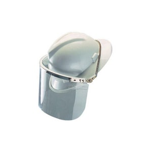 msa hat hard face shield gard skullgard foldback non frame ferguson brim slotted