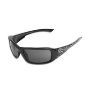 Edge® Safety Eyewear Brazeau Safety Glasses Smoke Lens XB116 Black Frame 
