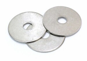 1/4" x 7/8" OD Zinc Plated Finish Low Carbon Steel Fender Washers, CH 100 pk 