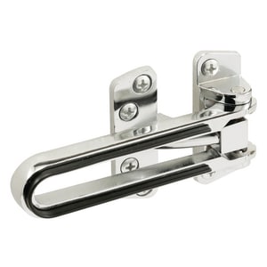 Prime-Line Swing Bar Lock with Rubber Bumper in Polished Chrome PMP4743 at Pollardwater