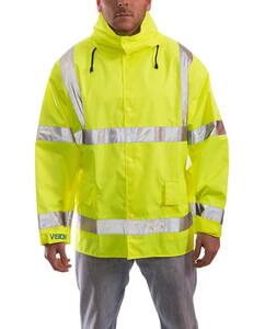 Tingley Vision™ XXXL Size Polyurethane and Polyester High Visibility Jacket with Reflective Tape in Fluorescent Yellow and Green TJ231223X at Pollardwater