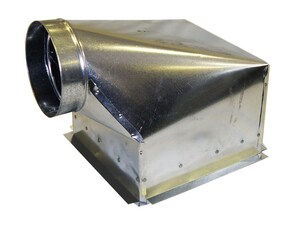 Lloyd Industries 6 In Ceiling Radiation Damper Mounted 90 Degree