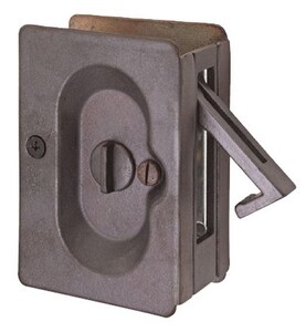 Emtek Products Privacy Pocket Door Lock In Polished Chrome