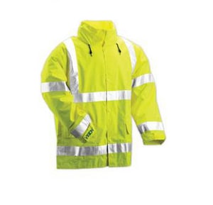 Tingley Comfort-Brite® Size 2XL Plastic Jacket in Fluorescent Yellow-Green TJ53122XXL at Pollardwater