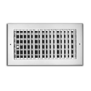 T A Industries 8 X 8 In Ceiling Sidewall Register In White 1