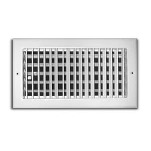 T A Industries 8 X 8 In Ceiling Sidewall Register In White 1