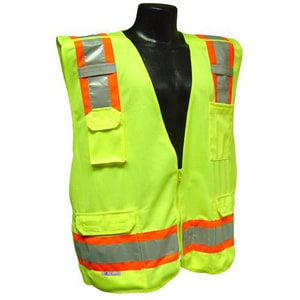 Radians Radwear™ M or L Size Polyester Class E Safety Pant in Hi-Viz Green RSP61EPGSML at Pollardwater
