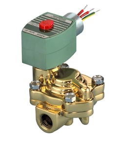 Asco Pneumatic Controls Red Hat® 8221 Series 1-1/4 in. NPTF Brass Solenoid Valve A8221G009 at Pollardwater