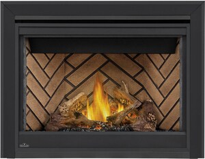 Wolf Steel Ascent 42 In Built In Natural Gas Fireplace Unit With